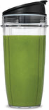 Nutri Ninja 24-Ounce BPA-Free Tritan Cup with Spout Lid for Nutri Ninja Blenders (XSK2424), 2-Pack