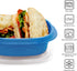 Rubbermaid TakeAlongs On The Go Food Storage and Meal Prep Containers, Set of 25 (50 Pieces Total), Marine Blue
