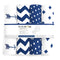 Changing Pad Cover – Baby Changing Pad Covers 4 Pack – Boy or Girl Changing Pad Cover – Pure Cotton Machine Washable Navy and White Changing Table Cover – Diaper Changing Pad Cover Sheets