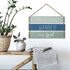 Not All Who Wander Are Lost Quote Wall Decor, Decorative Wood Plank Hanging Sign 17 x 9.75 by Barnyard Designs