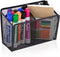 Workablez Magnetic Pencil Holder - 2 Generous Compartments Magnetic Storage Basket Organizer - Extra Strong Magnets - Perfect Mesh Pen Holder to Hold Whiteboard, Locker Accessories€¦