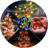 QUWIN Waterproof LED Outdoor Christmas String Lights, LED UL Certified 8 Modes with End-to-End Plug, Indoor & Outside Fairy Light for Christmas Tree, Patio, Wedding, Party (115Ft Multi-Color)