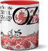 The Wonderful Wizard of Oz by Frank Baum Mug. Coffee Mug with Wizard of Oz Poppy field book design,Literature Mug, Book Mug, Bookish Mug, Book Lover Mug