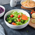 TGLBT 2.5 Quarts Porcelain Serving Bowls - Extra Large,Heavy- 2 Packs, White,Stackable