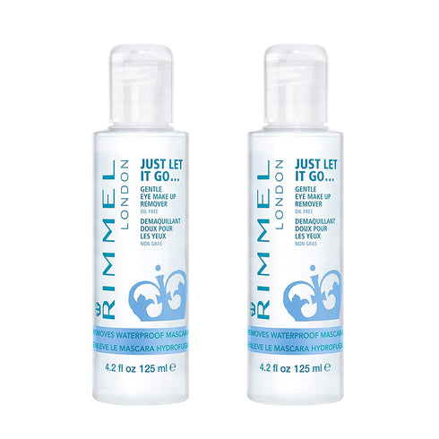 Rimmel Just Let It Go Eye Make Up Remover, 4.2 Fl Oz , 2 Count (Pack of 1)