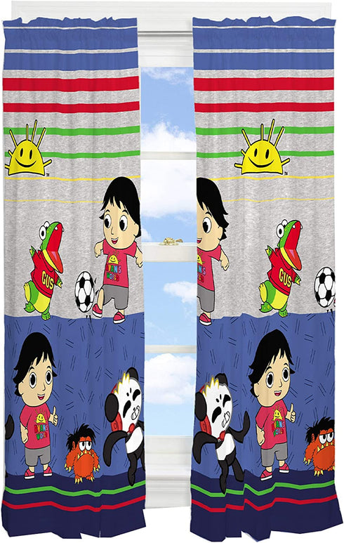 Franco Kids Window Curtain Panels Drapes Set, 82 in x 63 in, Ryan's World