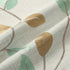 Leeva Embroidered Small Curtain Valance for Windows Bedroom, Embroidery Leaf Linen Energy Saving Valances for Dining Room Studio, 52x18, Green Leaves