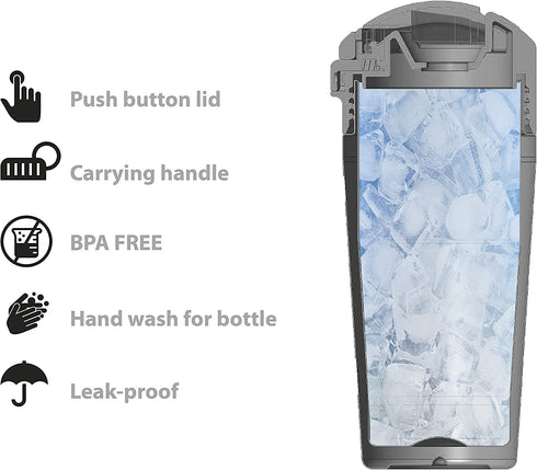 Zak Designs Paw Patrol Durable Stainless Steel Straw Bottle with Push-Button Flip Lid Vacuum Insulation Keeps Drinks Cold, BPA Free(1 PC), 12oz