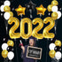 Black and Gold Graduation Decorations 2022 - Gold 2022 Balloons, 40 Inch | Graduation Balloons for Class of 2022 Decorations | Graduation Party Decorations 2022 | Class of 2022 Balloons for Grad Party