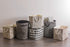 DII Oversize Woven Paper Storage Basket or Bin, Collapsible & Convenient Home Organization Solution for Office, Bedroom, Closet, Toys, & Laundry (Large - 17x12x12€?), Black & White Basketweave