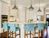 YEEHOME Industrial Pendant Light,1-Light Hanging Light Fixture, Black Metal Wire Cage Pendant for Kitchen Island, Office, Restaurants, Hotel