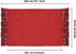Eanpet Braided Rug Cotton Area Rug Hand Woven Reversible Floor Rug Pure Tassels Throw Rugs Door Mat Laundry Room Rug Indoor Runner Bathroom Tablecloth (2x6 FT, Wine Red)