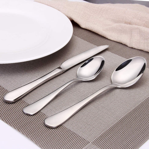 Silverware Set,SHARECOOK 20-Piece Stainless Steel Flatware Set,Kitchen Utensil Set Service for 4,Tableware Cutlery Set for Home and Restaurant, Dishwasher Safe