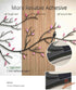 DecorSmart 3D Chinese Style Couple Tree and Flying Birds Wall Murals Decor for Living Room TV Background Decorations, Removable DIY Acrylic Spring Scenery Wall Stickers