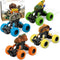 Dinosaur Toys for Kids 3-5, Monster Trucks Dino Toy for 3 Year Old Boys and Toddlers, 4 Pack Pull Back Toy Cars, Dinosaur Games with T-Rex, Birthday Gifts for Kids 3 4 5 and Up
