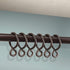 Rod Desyne 10 Count Eyelet Curtain Rings, 1-Inch, Cocoa