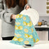 Lemon Dish Towel Cloth Turquoise Kitchen Hand Towels 18x28 IN Super Absorbent Lint Free Cleaning Cloths Tea Bar Soft Towel Set of 4