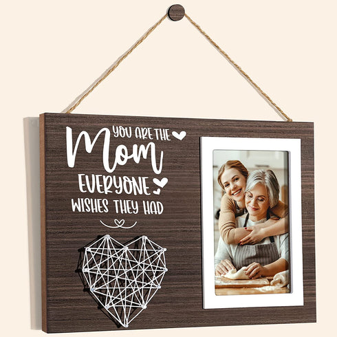 Best Mom Gifts Mothers Day Gifts for Mom from Daughter Son Kids, Mom Picture Frame Mother-in Law-Gifts New Mom Gifts for Women, Birthday Gifts for Mom Who Has Everything Mom Christmas Gifts-4x6 Photo