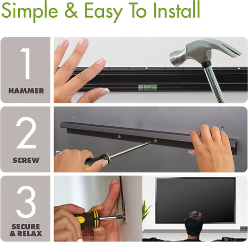 Hangman Products S-2040A No Stud TV Hanger Mount TVs up to 55-Inch