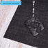 Placemats Set of 4 Jolumros Place Mats for Dining Table Non-Slip Heat Resistant Washable Woven Vinyl Place Mats for Kitchen Decor Insulation Table Mats(Black)