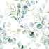 HaokHome 93042 Peel and Stick Wallpaper Green/White Eucalyptus Leaf Floral Wall Mural Home Nursery Boho Decor 17.7in x 9.8ft