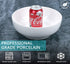 TGLBT 2.5 Quarts Porcelain Serving Bowls - Extra Large,Heavy- 2 Packs, White,Stackable