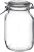Bormioli Rocco Fido Glass Canning Jar Italian 67¾ oz-2 Liter, 67.75 oz, Clear
