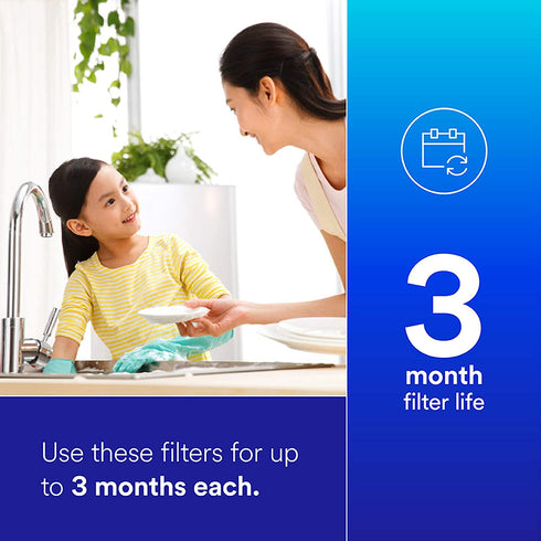 Filtrete Large Capacity Pleated Whole House Water Filter System 3WH-HDPL-F01