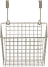 Spectrum Diversified Satin Nickel Grid Storage Basket, Medium