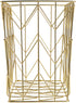 U Brands Hanging File Desk Organizer, Wire Metal, Gold - 894U02-06
