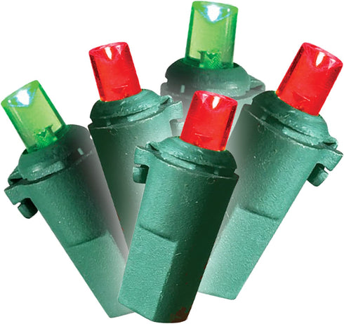 Brite Star 50 Lt Micro Mini Led Light Set, Red/Green,GW, 50lt