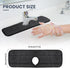 Kitchen Sink Faucet Absorbent Mat,Faucet Splash Catcher Wrapround Sink Splash Guard,Microfiber Cloth Dish Drying mat,Water Drip Catcher,Sink Protectors for Kitchen Counter,Bathroom,RV (1 Pack, Black)