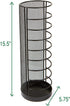 Mind Reader Mini Umbrella Stand Rack Holder for Home and Office, Black