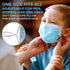 Jumbl Blue Disposable Face Masks | Protective 3-Ply Breathable Comfortable Nose/Mouth Coverings for Home & Office | Elastic Ear Loop 3-Layer Safety Shield for Adults/Kids | Pack of 100 Ships from USA