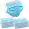 Jumbl Blue Disposable Face Masks | Protective 3-Ply Breathable Comfortable Nose/Mouth Coverings for Home & Office | Elastic Ear Loop 3-Layer Safety Shield for Adults/Kids | Pack of 100 Ships from USA