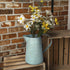 APSOONSELL Shabby Chic Metal Jug Vase Pitcher Flower Holder for Home Decoration