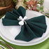 6 Pcs Shamrock Clover Napkin Ring St. Patrick's Day Napkin Rings Buckle Holder Rhinestone Metal Alloy Napkin Ring Exquisite Napkins Rings St. Patrick's Day Wedding Decor (Silver,Classic Style)