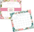 2022 Calendar, Monthly Planner Desk Pad and Magnetic Calendar for Fridge, Tear Away Desk Calendar, Bella Flora