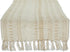 DII Farmhouse Braided Stripe Table Runner Collection, 15x108, Vintage Linen