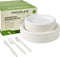 FOCUSLINE 150 Piece Compostable Plates Set Biodegradable Utensils, Heavy Duty Disposable Sugarcane Plates Eco Friendly CPLA Cutlery, Disposable Dinnerware Set for Party, Camping, Picnic