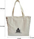 HaoHakka Tote Bag Aesthetic, Canvas Graphic Trendy Cute Tote Bags with Zipper Pockets