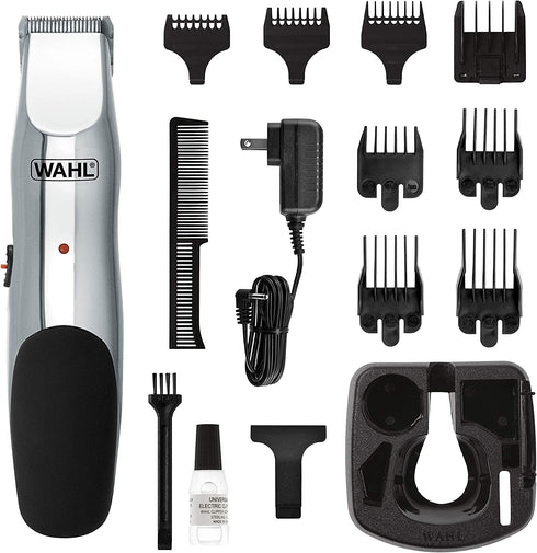 Wahl Beard and Mustache Trimmer, Cordless Rechargeable Facial Hair Trimmer with 5 Length Settings - Model 9916-4301