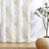 FMFUNCTEX Yellow White Blackout Curtain Panel for Bedroom Modern Tree Branch Print Curtain for Living Room Extra Long 108" Hotel Window Drapes 1pc Grommet Top