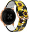 Patrohoo Watch Bands Compatible with Samsung Galaxy Watch Active (40mm) Bands, 20mm Soft Silicone Strap for Samsung Galaxy Watch(42mm) / Galaxy Watch Active (40mm).Sunflower.