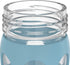 Lifefactory 22-Ounce Glass Water Bottle with Active Flip Cap and Protective Silicone Sleeve, Denim