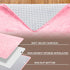 Lnoice Shaggy Rugs Fluffy Rug for Bedroom, Plush Rug Polyester Shag Area Rug, Shaggy Carpet Play Mat for Dorm Room Rug College Nursery Rugs Living Room Girls Kids Room Decor (3X5 Feet, Pink)