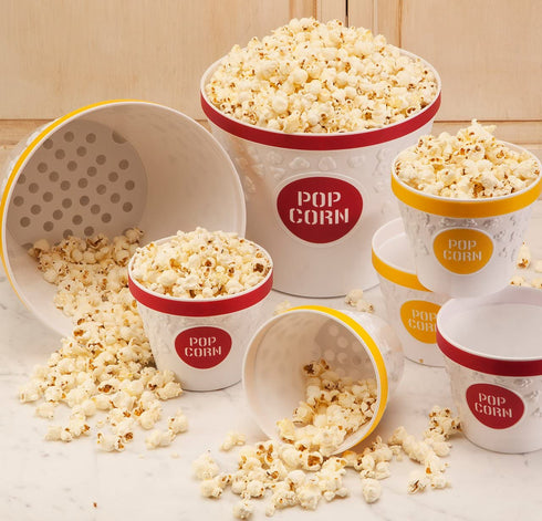 Hutzler Popcorn Bucket, Red Large