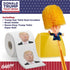 Donald Trump Toilet Brush and Trump Toilet Paper Roll Bundle - Funny Political Gag Gift Toilet Bowl Cleaner Scrubber with 3-Ply Bathroom Tissue Paper - Hilarious Trump Hair Unique Gift Idea