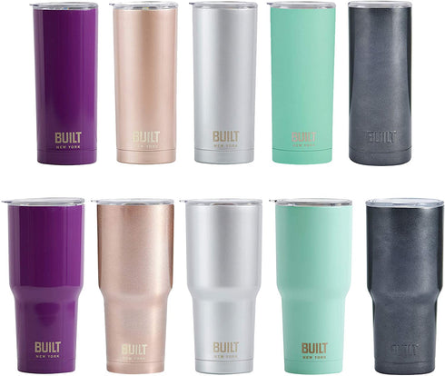 BUILT 30 Ounce Double Walled Stainless Steel Tumbler Mint 5193240