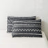 SUSYBAO 100% Cotton Pillowcases Queen Size Set of 2 Black Aztec Geometric Pattern Bed Pillow Covers Envelope Closure End Pillow Encasement Home Decor Soft Lightweight Durable, 20 in x 26 in